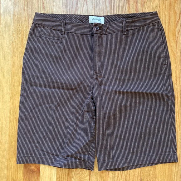 EUC Saint John’s Bay Striped Bermuda Shorts - Picture 1 of 7